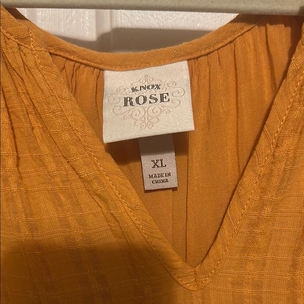 Knox Rose Yellow Short Sleeve Dress - Picture 2 of 5